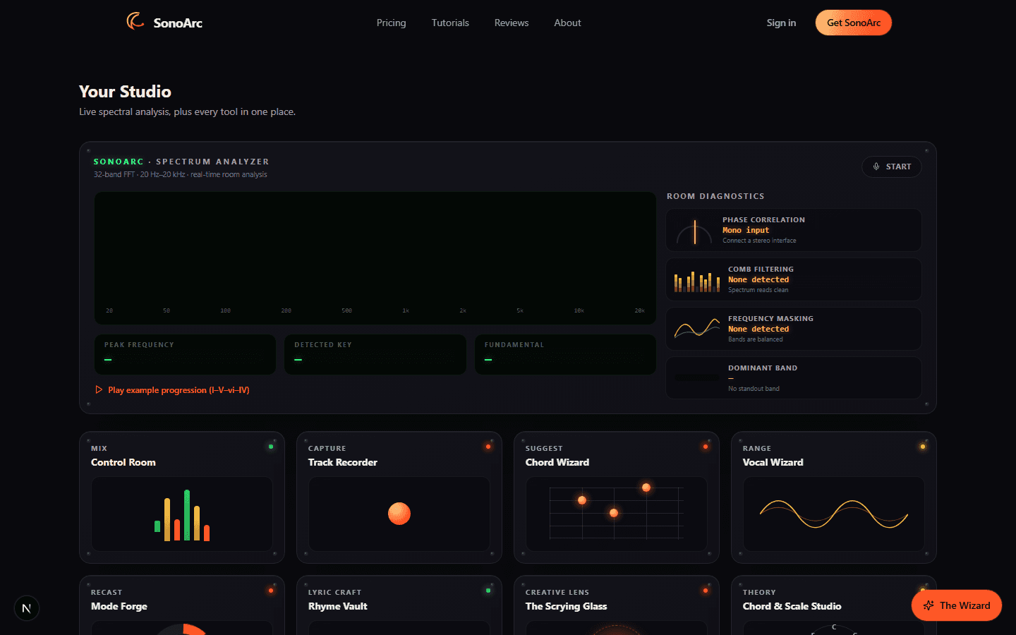 SonoArc — Your Studio