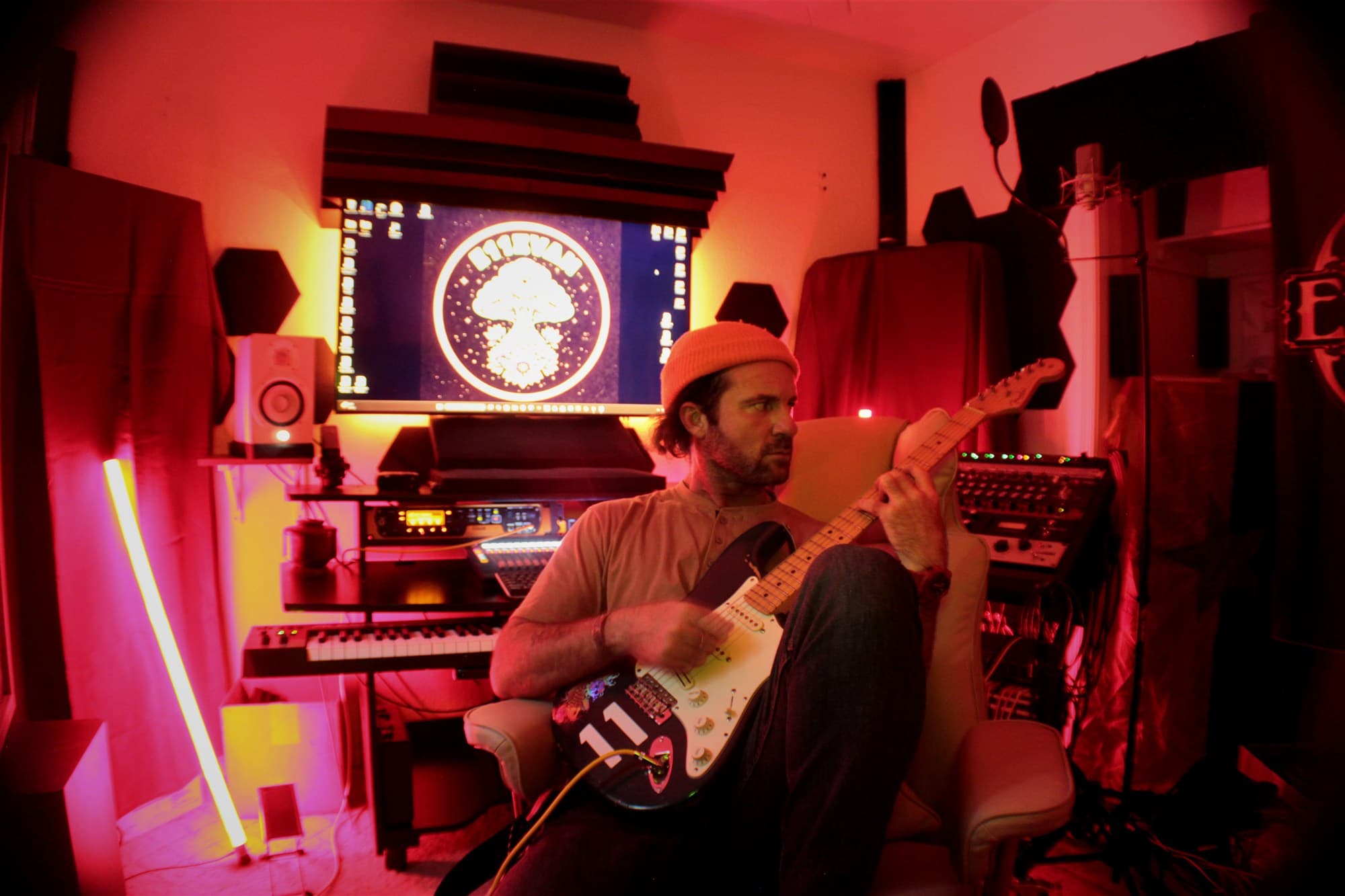 3134 Studios — tracking guitar